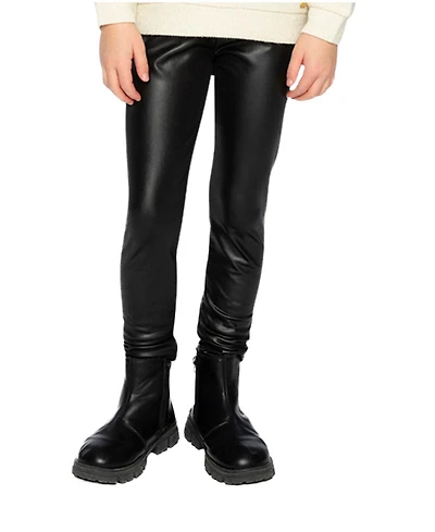 Deux par Deux Toddler Girls (2T-5T) Faux Leather Leggings