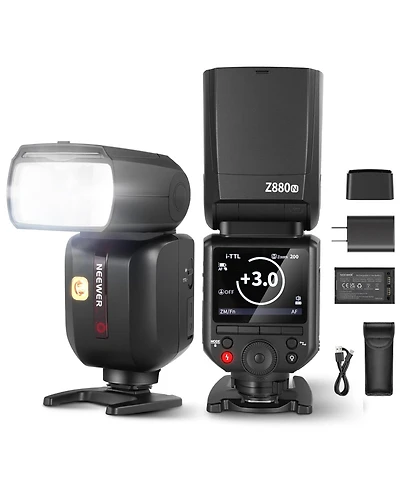 Neewer Z880-n Camera Flash with 76Ws, 2600mAh, Ttl