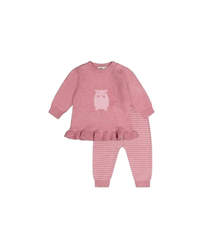 Deux par Baby Girl (3M-24M) Knitted Top and Pants Set