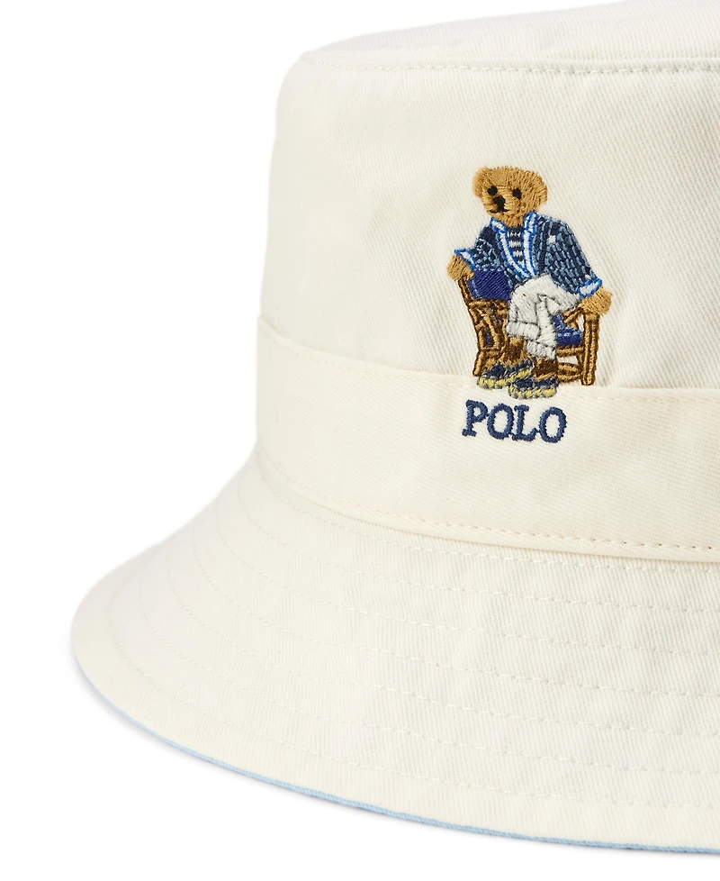 Polo Ralph Lauren Men's Bear Twill Bucket Hat
