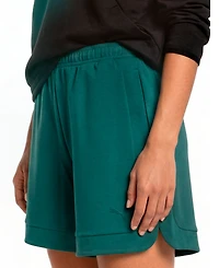 Puma Women's Loose Fit Mid-Rise Shorts