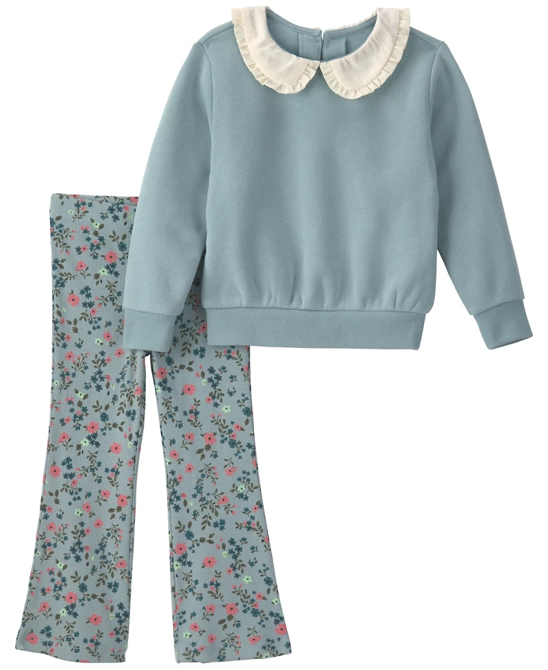 Carter's Baby Girls' Long-Sleeve Top and Pants, 2-Piece Set