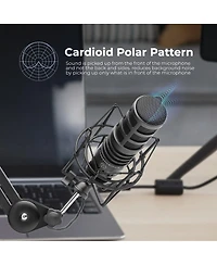 Turnstile Audio Platform Series TAP300 Cardioid Dynamic Broadcast Microphone