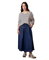 Celtic & Co. Women's Button Back Heavyweight Jersey Top