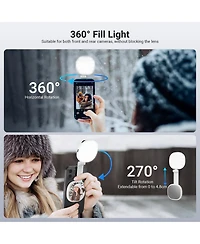 Neewer NL72B Ring Light with 2W, CRI95, Bi Color for select iPhone models