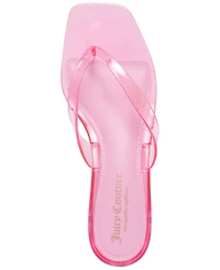 Juicy Couture Women's Jelly Candy Thong Sandals