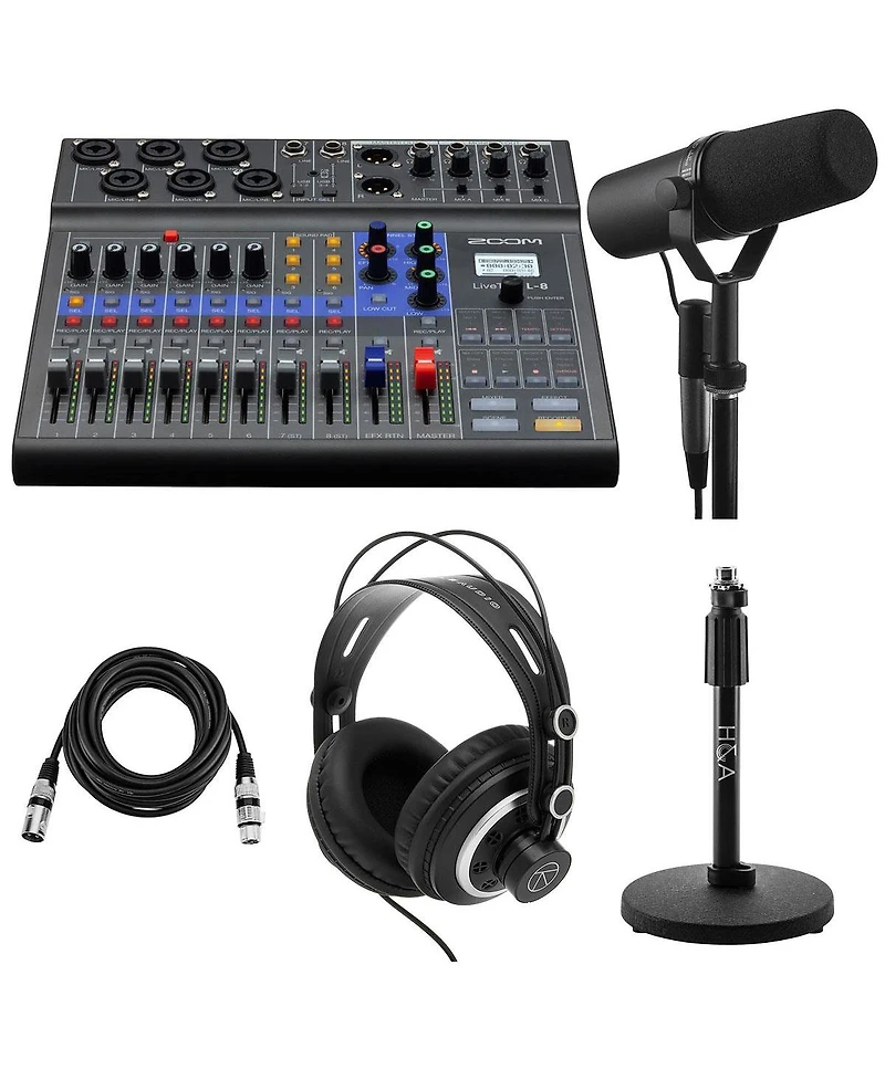 Zoom LiveTrak L-8 Portable 8-Channel Digital Mixer and Multitrack Recorder
