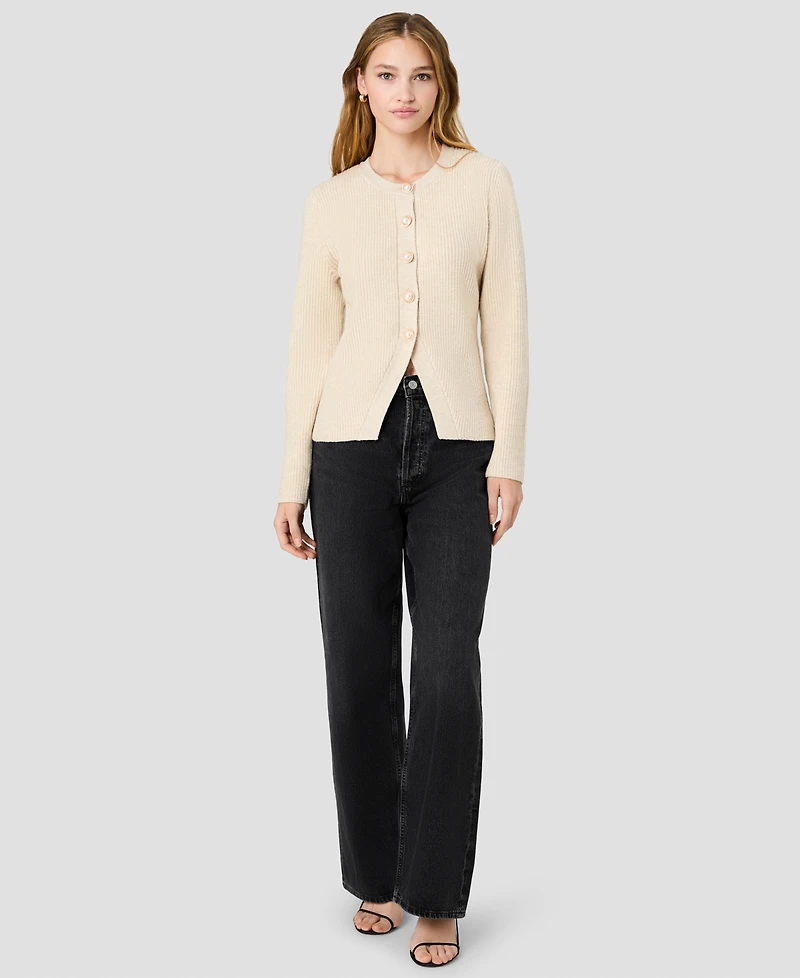 French Connection Women's Marley Jewel Neck Button-Front Cardigan