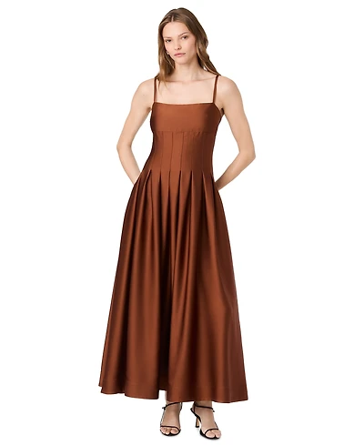 French Connection Women's Sleeveless Fitted Bodice Maxi Dress