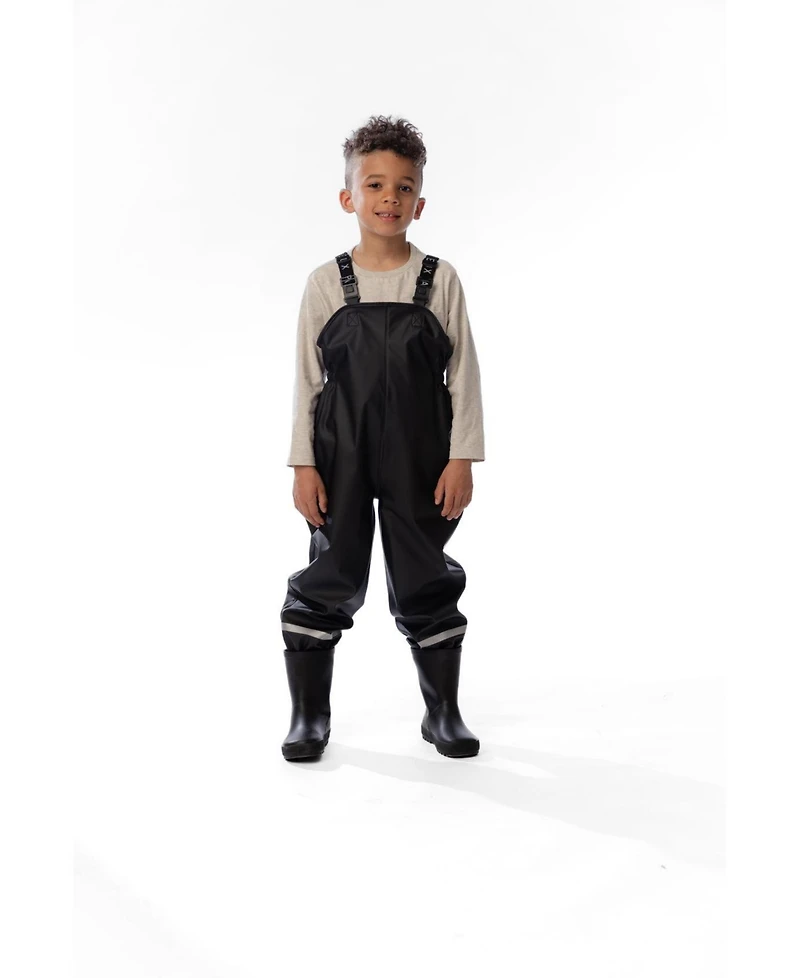 Deux par Little and Big Unisex (6Y - 14Y) Rain Overalls Pant
