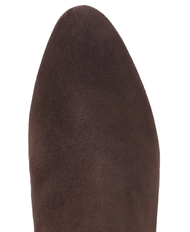 Franco Sarto Women's Suede Almond Toe Ankle Booties