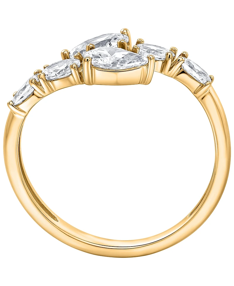 Macy's Lab-Grown Diamond Open Ring (1 ct. t.w.) in 14k Yellow Gold