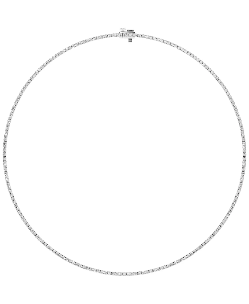 Forever Grown Diamonds Lab-Grown Diamond Necklace (5 ct. t.w.) in Sterling Silver