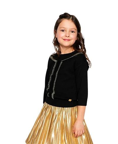 Deux par Toddler Girl (2T - 5T) Knitted Sweater