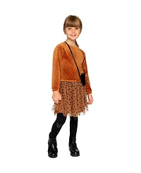 Deux par Toddler Girl 2T-5T Bi-Material Dress