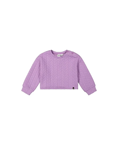 Deux par Toddler Girl (2T - 5T) Jacquard Sweatshirt