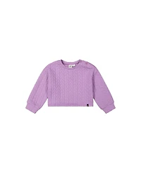 Deux par Toddler Girl (2T - 5T) Jacquard Sweatshirt