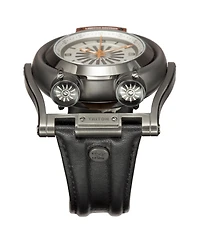 GV2 by Gevril Men's Triton Swiss Automatic Leather Strap Watch