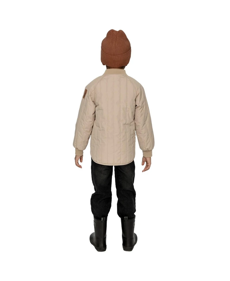 Deux par Deux Toddler Unisex Quilted Raglan Sleeve Jacket