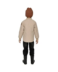 Deux par Deux Toddler Unisex Quilted Raglan Sleeve Jacket