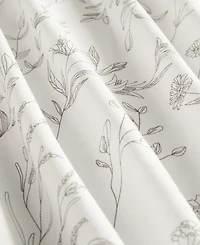 ienjoy Home Cotton Blend Printed Shower Curtains, 72" x