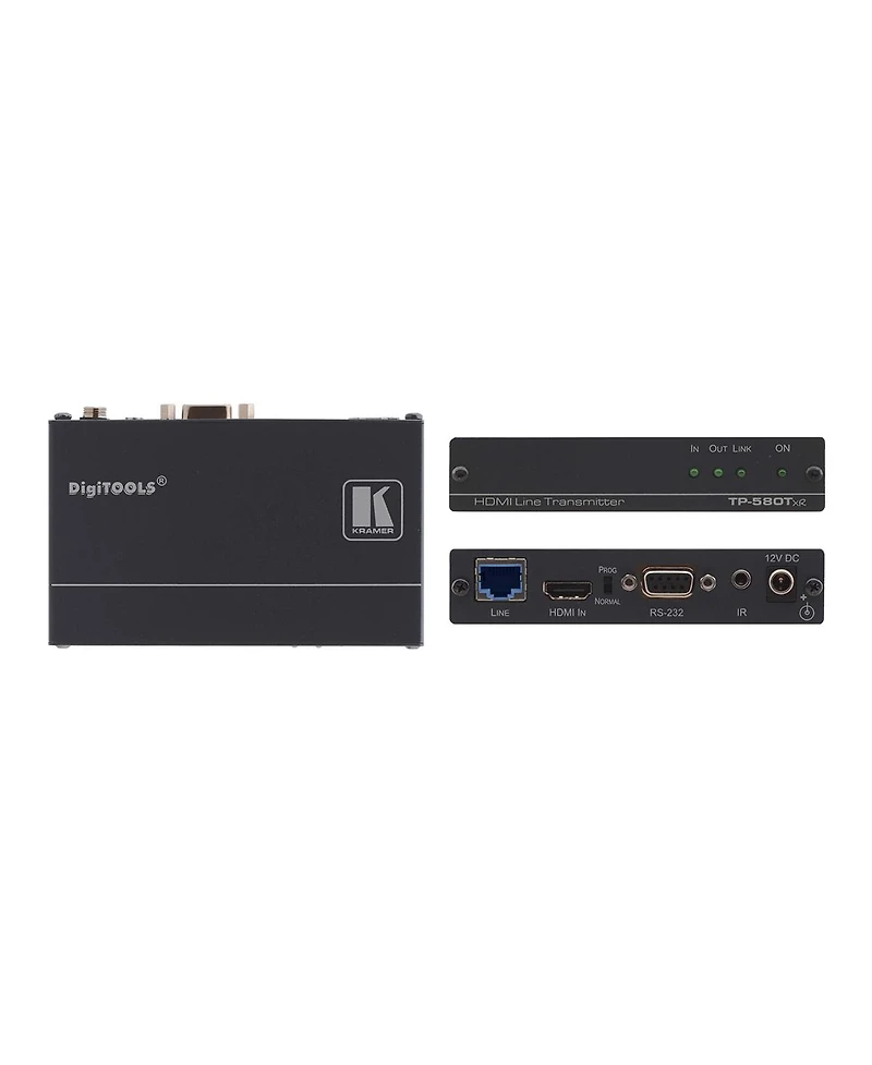 Kramer Electronics Tp-580RXR Hdmi, Bidirectional Rs-232 and Ir over Extended Range HDBaseT Twisted Pair Receiver, 10.2Gbps Max. Data Rate