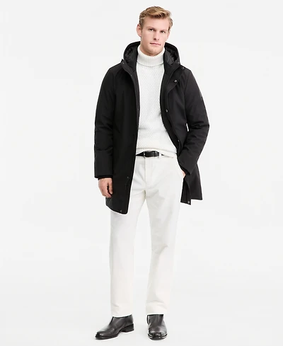 Calvin Klein Men's Hooded FlexTech Parka