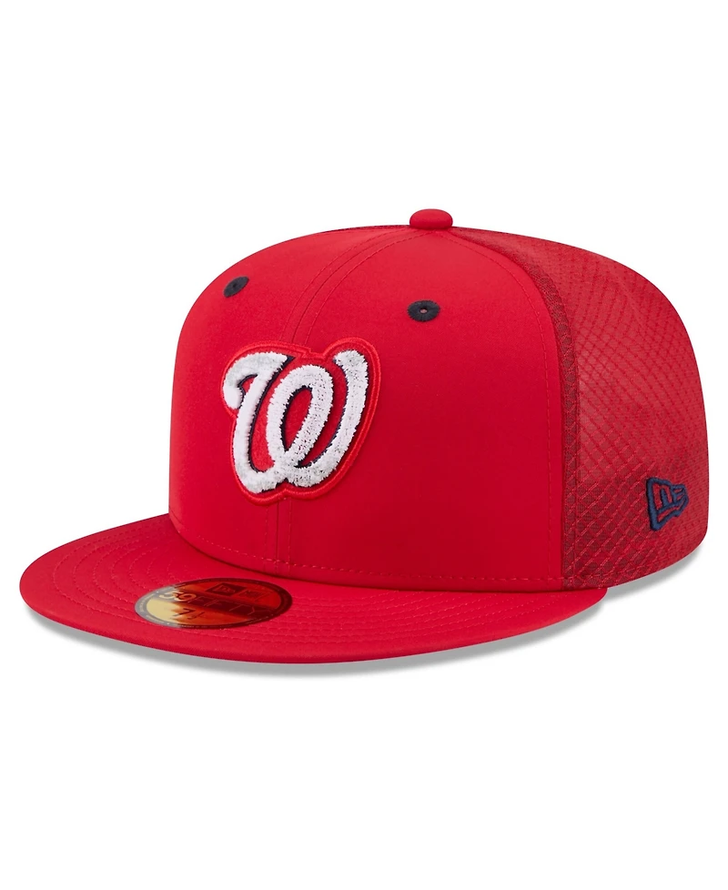 New Era Men's Red Washington Nationals 2026 Mlb All-Star Game Workout 59FIFTY Hat