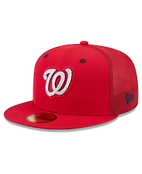New Era Men's Red Washington Nationals 2026 Mlb All-Star Game Workout 59FIFTY Hat