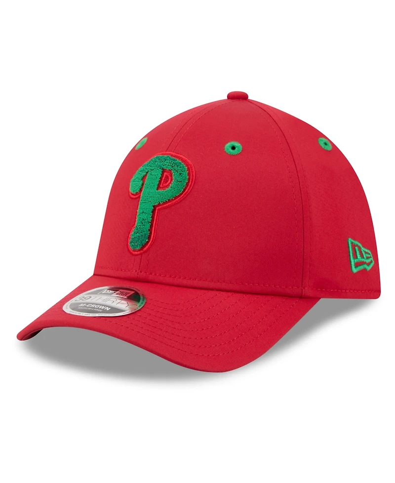 New Era Men's Red Philadelphia Phillies 2026 Mlb All-Star Game Workout 39THIRTY M-Crown Flex Hat