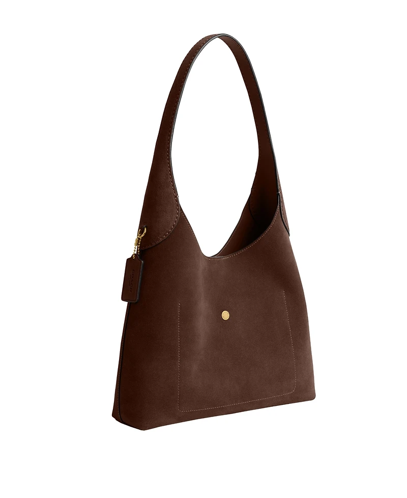 Coach Brooklyn Medium Suede Shoulder Bag 28