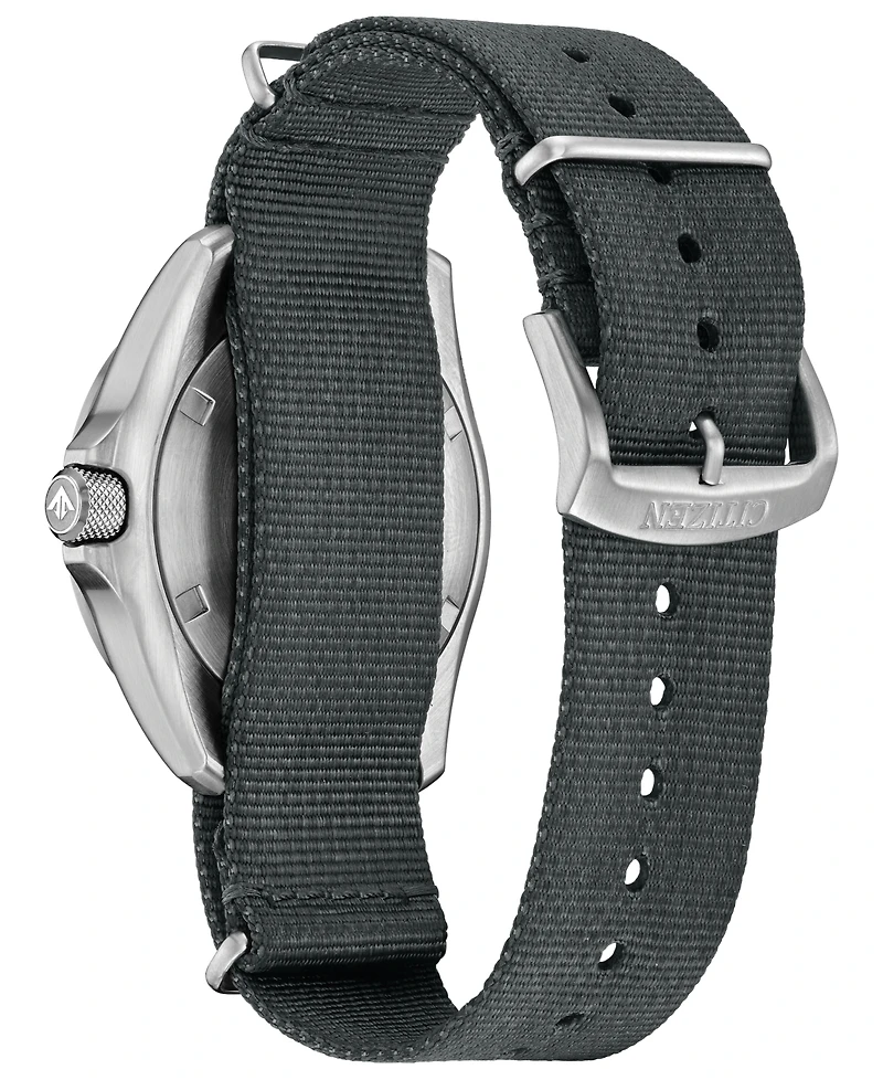 Citizen Men's Promaster Land Tough Gmt Navy Nylon Strap Watch, 39.5mm