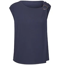 Lascana Women's Asymmetrical Ring Detail Top