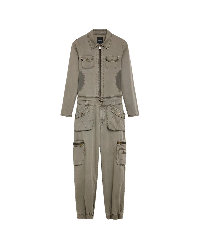 Desigual Women's Cargo Multi-Pocket Trousers