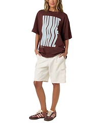 O'Neill Women's Oversized Graphic Cotton T-Shirt