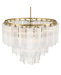 Possini Euro Design Marcie 31" Wide Soft 3-Tier Chandelier