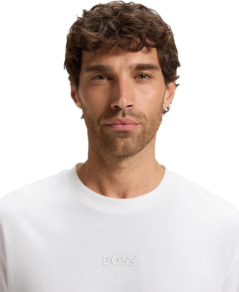 Boss by Hugo Men's Premium Cotton Jersey Relaxed-Fit T-Shirt