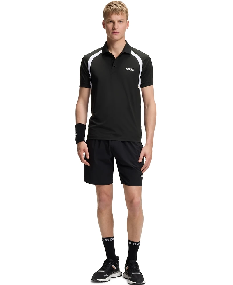 Boss by Hugo Men's Active Quick-Dry Stretch Slim-Fit Polo Shirt