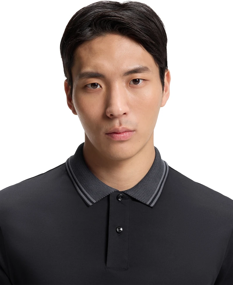 Boss by Hugo Men's Mercerized-Cotton Slim-Fit Polo Shirt