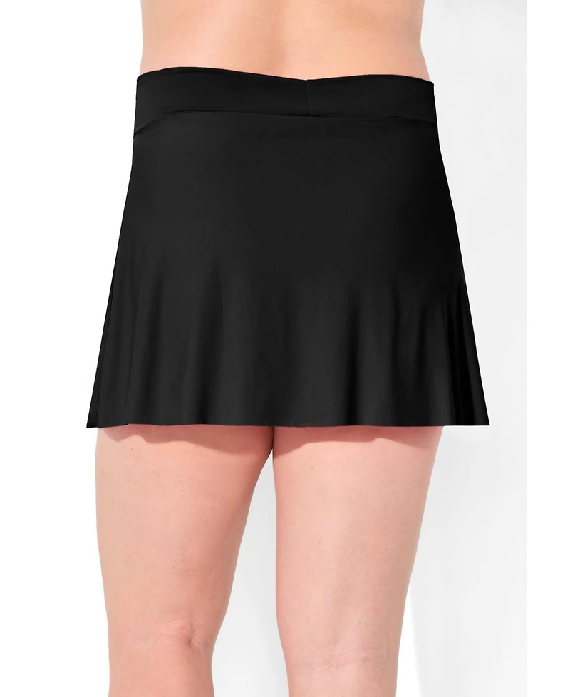 Swimsuits for All Women's Lightweight Twist Front Swim Skirt
