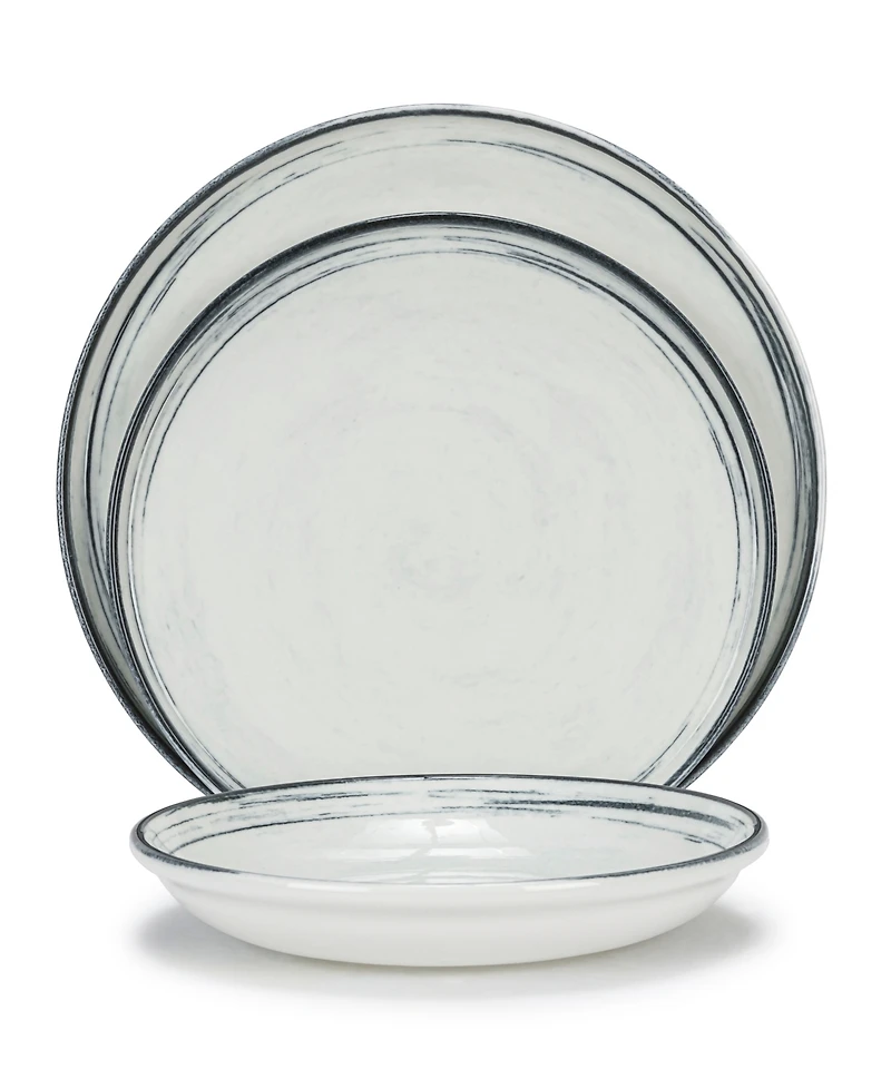 French Home Water's Edge 12-Piece Dinnerware Set, Service For 4