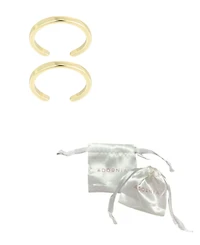 Adornia Gold Set of 2 Adjustable Toe Ring Bands