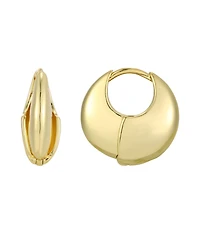 Adornia Gold Louvre Purse Hoop Earrings