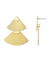 Adornia Gold Honore Statement Earrings