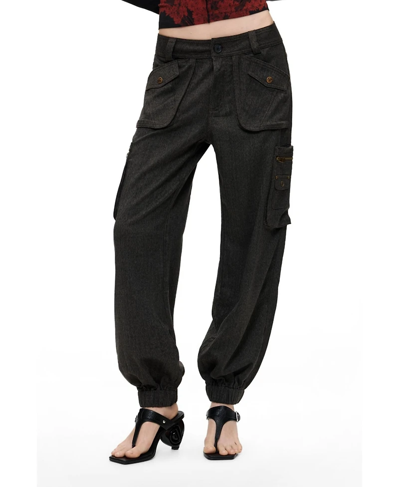 Desigual Women's Cargo jogger pants