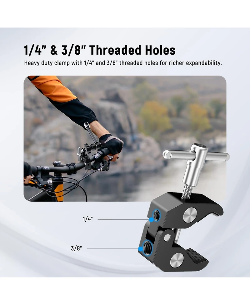 Neewer ST25C Camera Mounting Accessory with 25cm, 3.3lb, 1.5kg for SmallRig Camera Cage