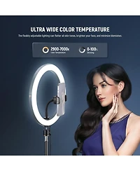 Neewer RH12B Ring Light with 24W, 1810lux, 7000K for select iPhone models