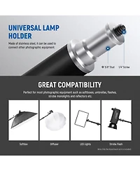 Neewer Ring Light with 156cm, 1.5kg, 5kg for Softbox