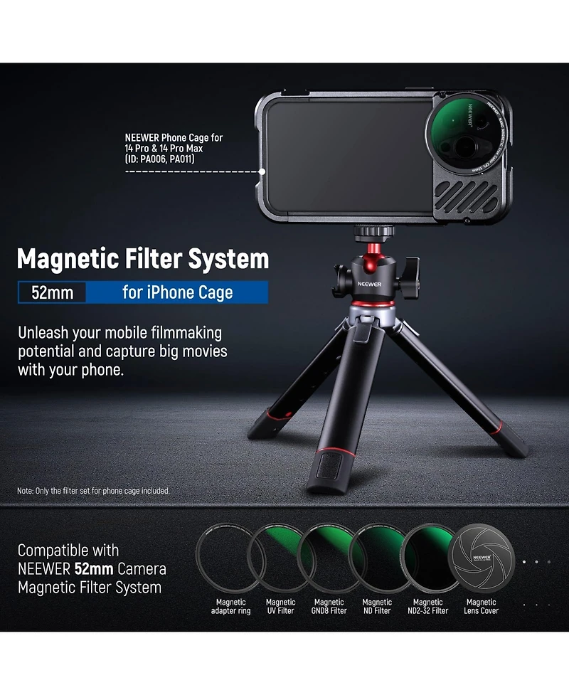 Neewer Camera Mounting Accessory with Cpl for select iPhone models