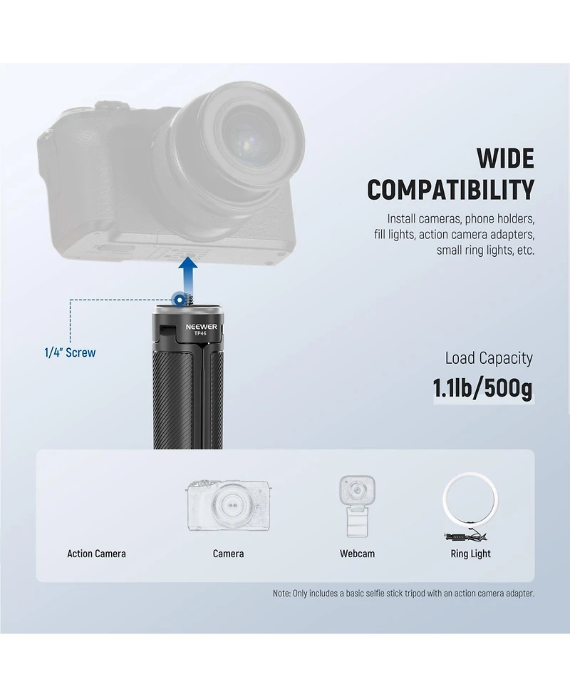 Neewer TP46 Camera Tripod for select Dji Osmo Action models